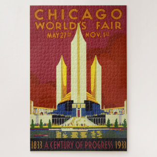 Puzzle Poster de la foire mondiale de Chicago