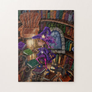 Puzzle Poster de la magie dans la bibliothèque