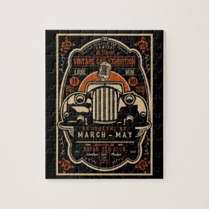 Puzzle Poster de l'exposition Voiture Vintage