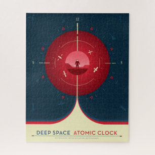 Puzzle Poster de l'horloge atomique Deep Space, version r