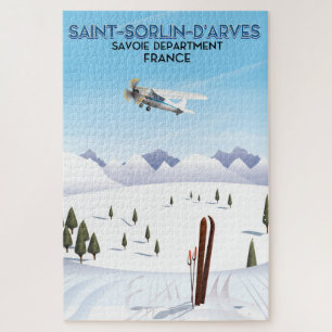 Puzzle Poster de ski Saint-Sorlin d'Arves France