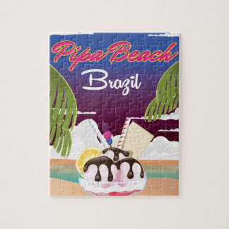 Puzzle Poster de vacances Pipa Beach Brésil