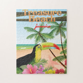 Puzzle Poster de voyage de Treasure Beach Jamaïque