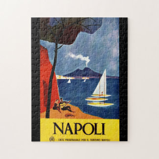 Puzzle poster de voyage italien Naples