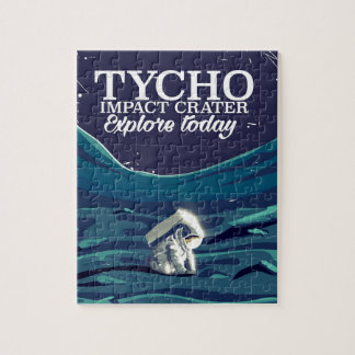 Puzzle Poster de voyage Tycho Impact cratère