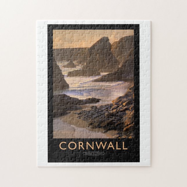 Puzzle Poster du chemin de fer Cornwall (Vertical)