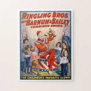 Puzzle Poster du cirque Ringling Bros et Barnum & Bailey