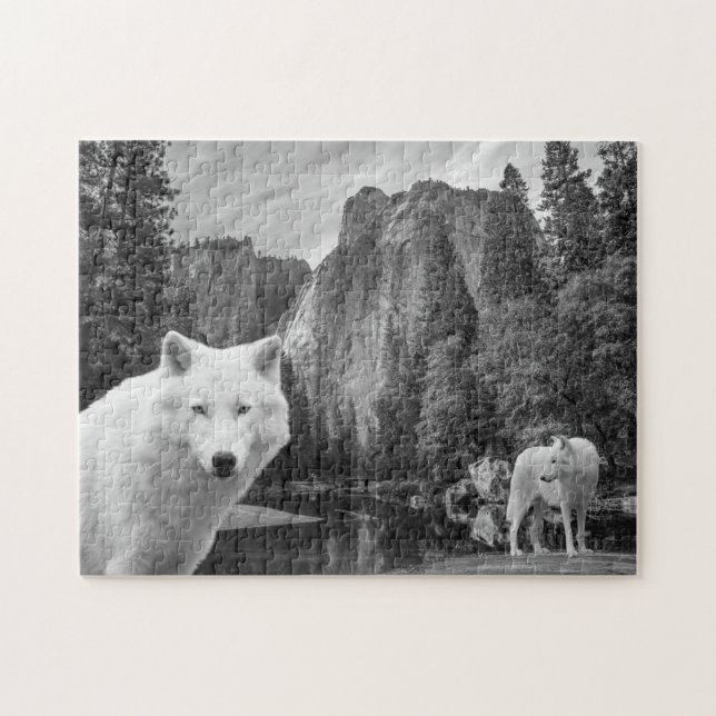 Puzzle Poster du paysage de la forêt du ruisseau Wolf Cre (Horizontal)