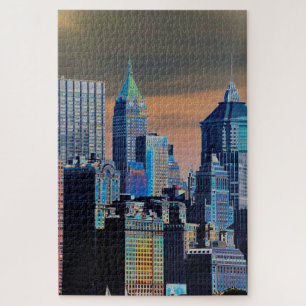 Puzzle Poster du quartier financier Lower Manhattan