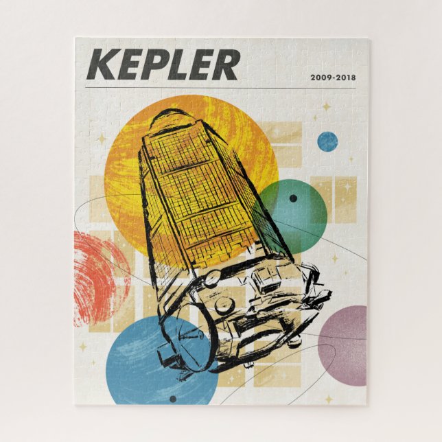 Puzzle Poster du télescope spatial Kepler. (Vertical)