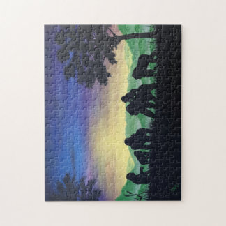 Puzzle Poster "Famille" Gorillas