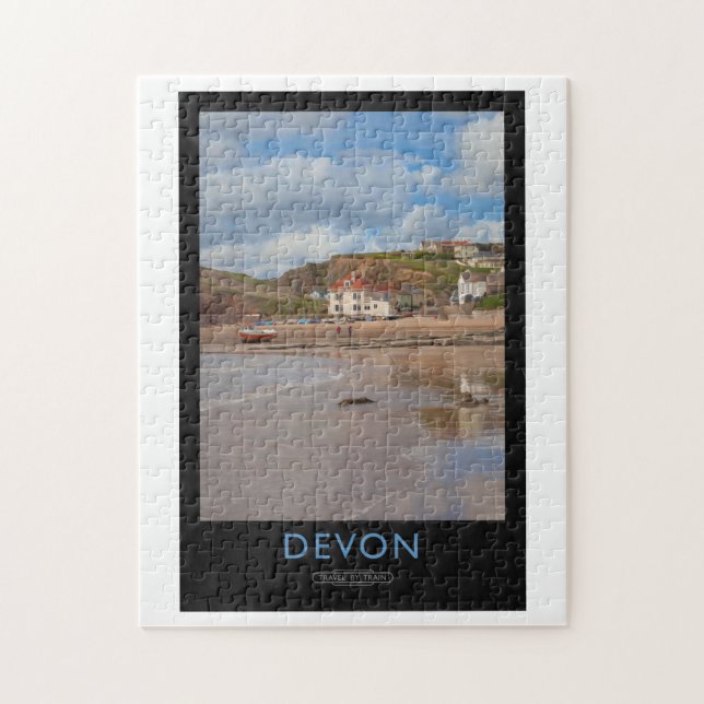Puzzle Poster ferroviaire Devon (Vertical)