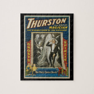 Puzzle Poster Magique vintage, Thurston, Le Grand Magicie