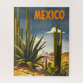 Puzzle Poster Vintage voyage Mexique
