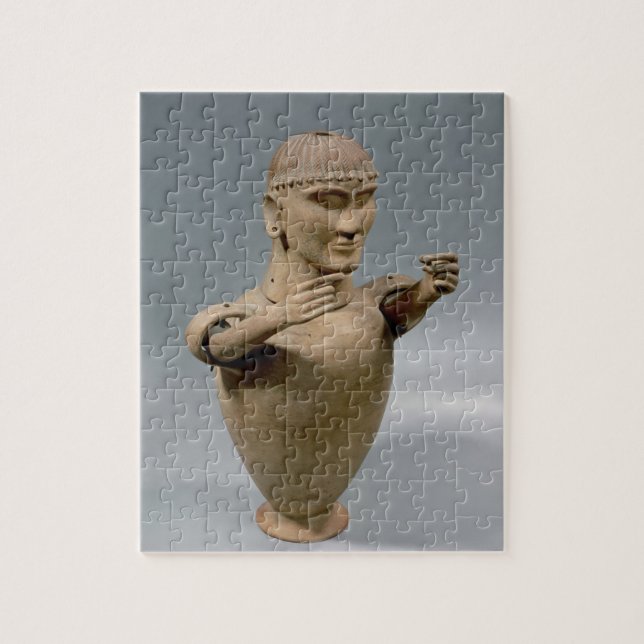 Puzzle Pot de Canopic avec les bras mobiles (argile) (Vertical)