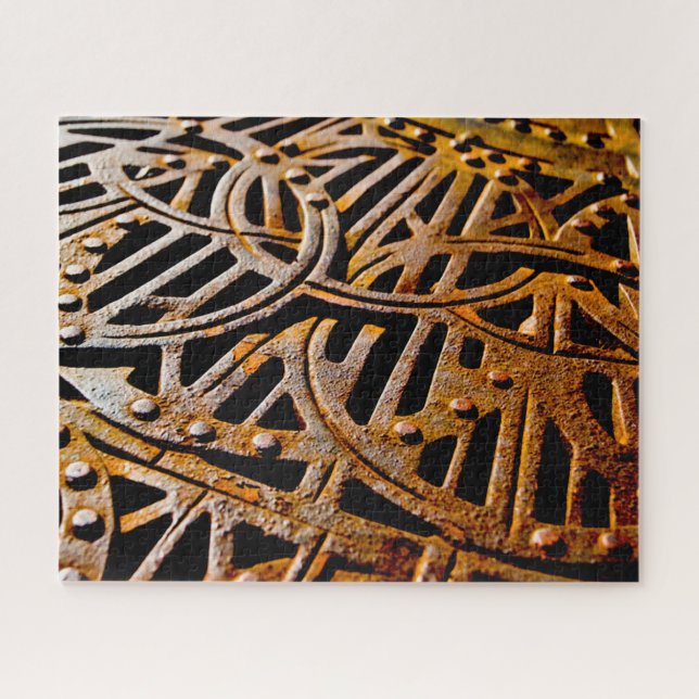 Puzzle Pot rouillé (Horizontal)