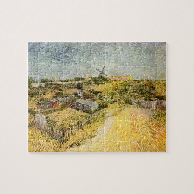 Puzzle Potagers, Montmartre par Vincent van Gogh (Horizontal)