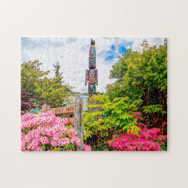 Puzzle Poteau Totémique Alaska. (Horizontal)