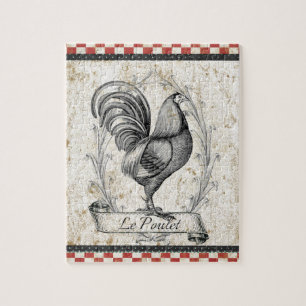 Puzzle Poulet vintage