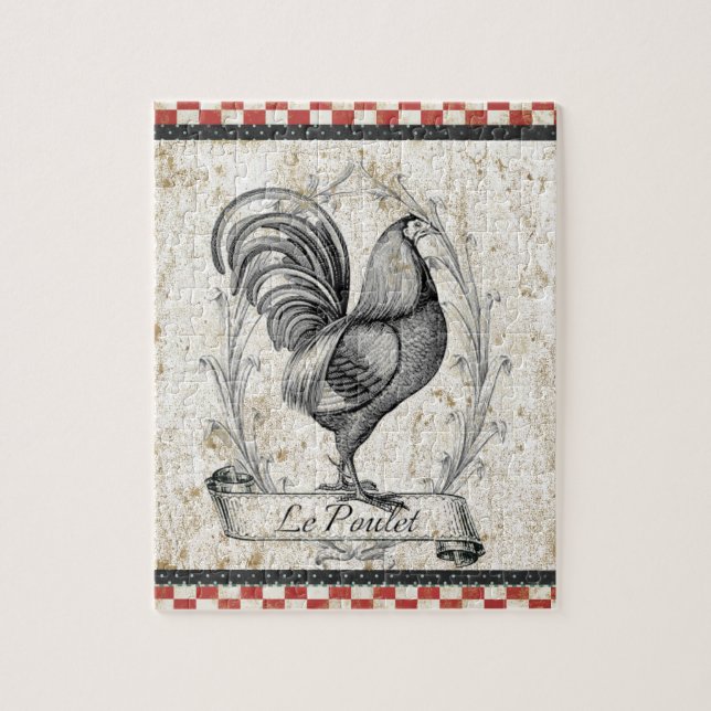 Puzzle Poulet vintage (Vertical)
