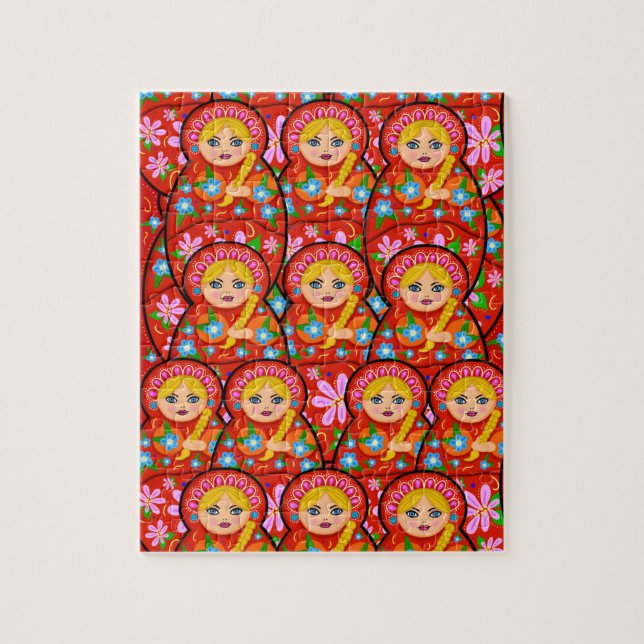 Puzzle Poupée de nidification russe - Matryoshka (Vertical)