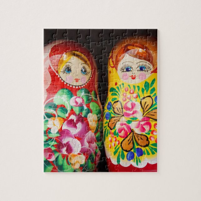 Puzzle Poupées colorées Matryoshka (Vertical)