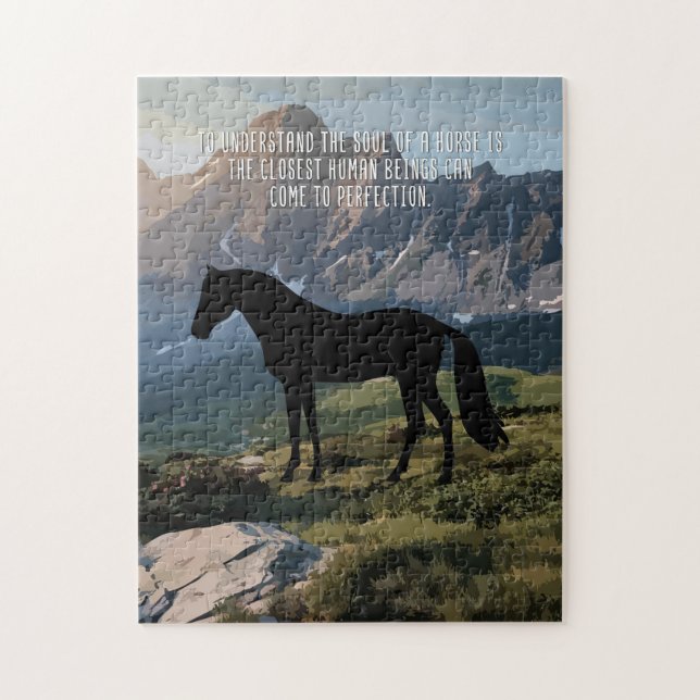 Puzzle Pour Comprendre L'Âme D'Un Cheval (Vertical)