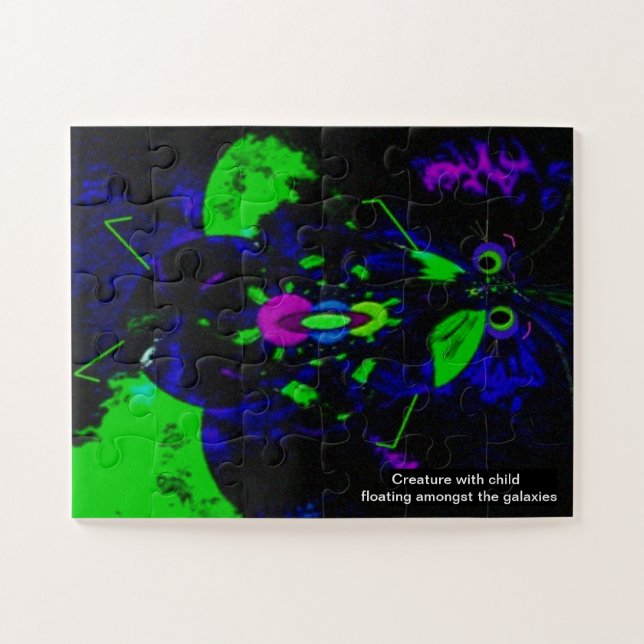 Puzzle pour enfants "Espace extra-atmosphérique" (Horizontal)