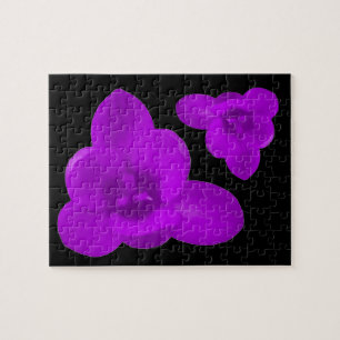 Puzzle pourpre à fleurs de crocus
