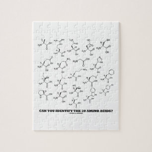 Puzzle Pouvez-Vous Identifier Les 20 Acides Aminés ? (Chi