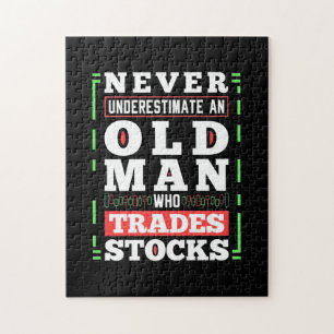 Puzzle Pouvoir D'Investisseur D'Un Vieux Homme Qui Traite