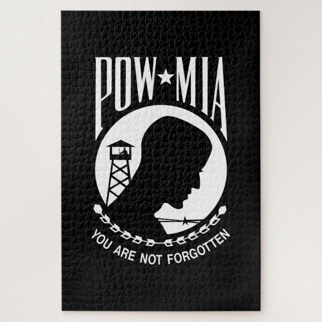 Puzzle POW MIA Héros militaires américains Prisonniers de (Vertical)
