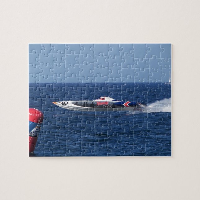 Puzzle Powerboat (Horizontal)