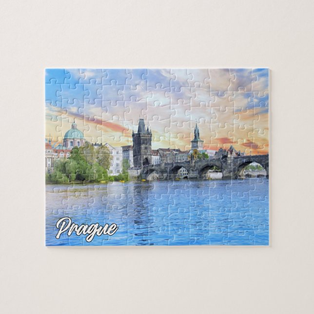 Puzzle Prague, République tchèque (Horizontal)