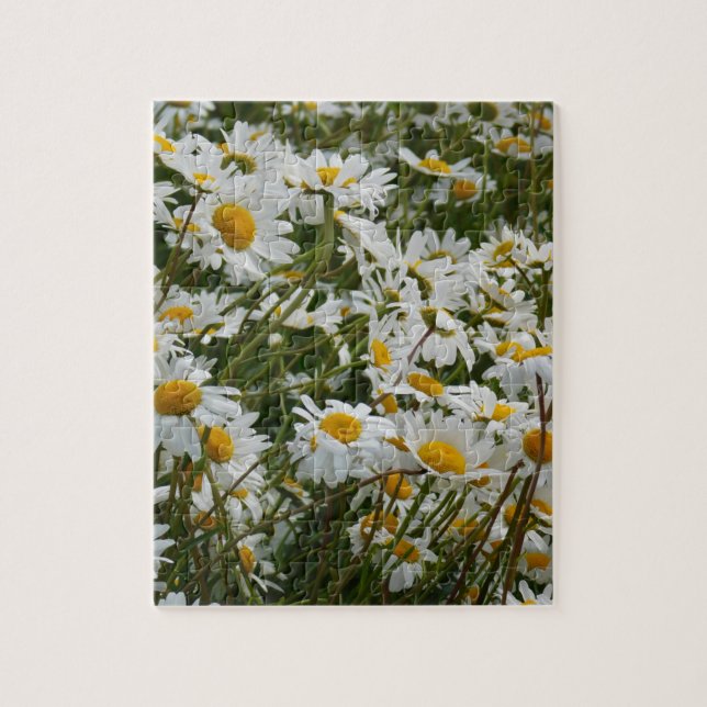 Puzzle Prairie de fleurs heureuse - visage heureux margue (Vertical)