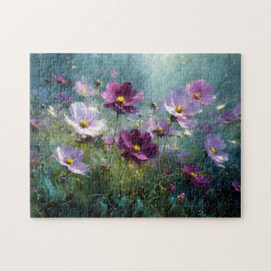 Puzzle Pré des Fleurs sauvages pourpres en fleur