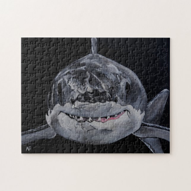 Puzzle Prédateur de la mer Peinture d'Alfred Fox (Horizontal)