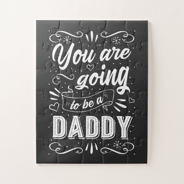 Puzzle Pregnancy Announcement You are Going to be a Daddy (Vertical)