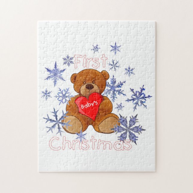 Puzzle Premier Noël du bébé (Vertical)