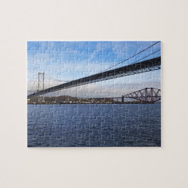 Puzzle Premier plan Forth Road Bridge est une suspension  (Horizontal)