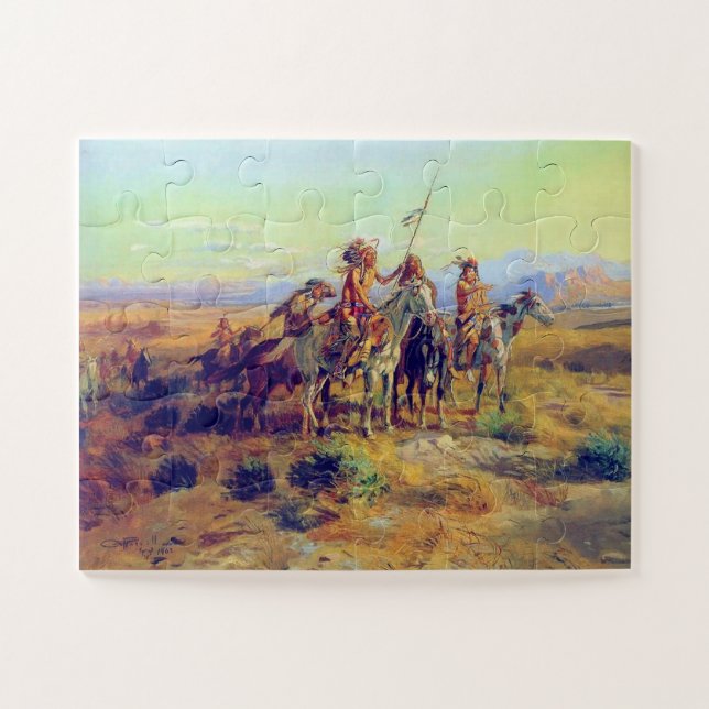 Puzzle Premières nations Braves autochtones Les Scouts CM (Horizontal)