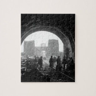 Puzzle Premiers hommes de l'armée américaine Et image