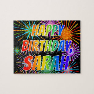 Sports Jeux Joyeux Anniversaire Sarah Zazzle Fr