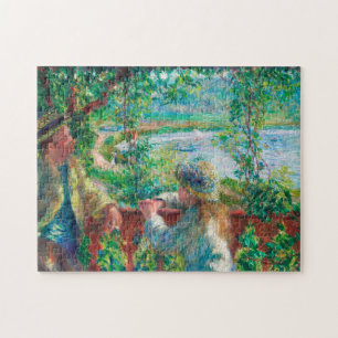 Puzzle Près du lac par Renoir Impressionist Painting