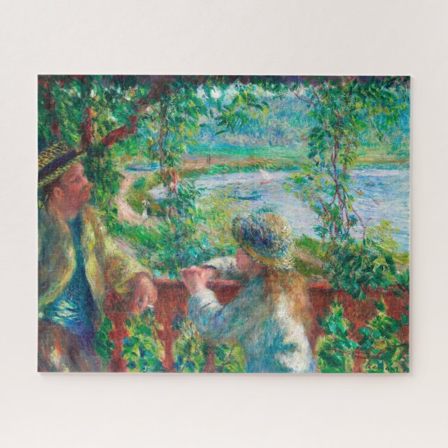 Puzzle Près du lac par Renoir Impressionist Painting (Horizontal)