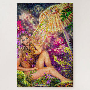 Puzzle Présentant 'Enchantement' par l'artiste Lisa Iris