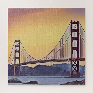 Puzzle Présentation artistique du pont du Golden Gate