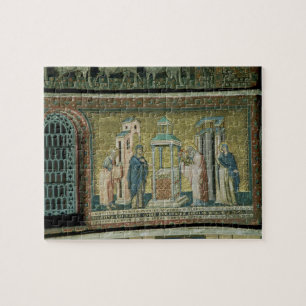 Puzzle Présentation dans le temple, détail de l'histoir