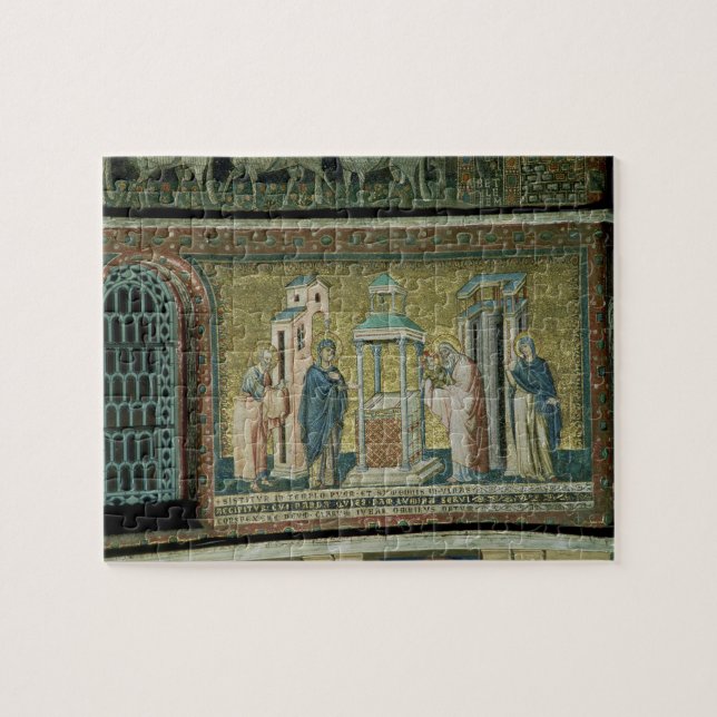 Puzzle Présentation dans le temple, détail de l'histoire (Horizontal)