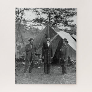 Puzzle Président Lincoln à Antietam Maryland Guerre de Sé